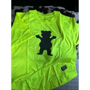 Grizzly Grip tape Safety Reflective Bear Short Sleeve Graphic T-Shirt |‎ Small